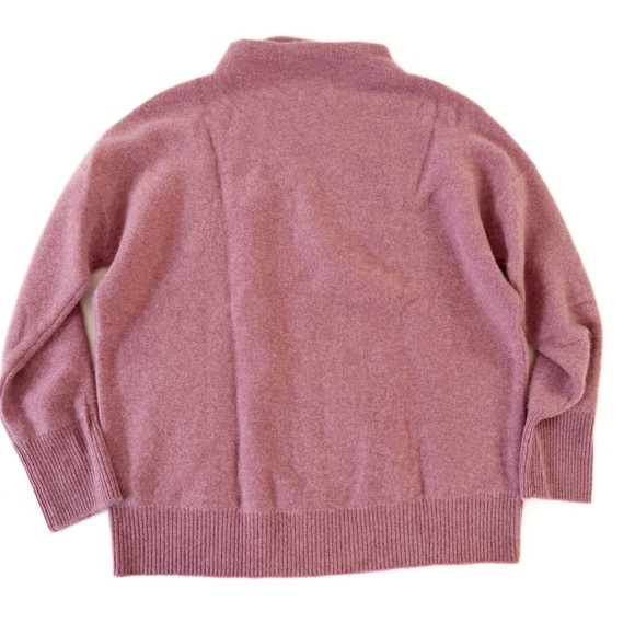 Vince Sweater Womens Small Boiled Cashmere Funnel Neck Pullover - Picture 10 of 11